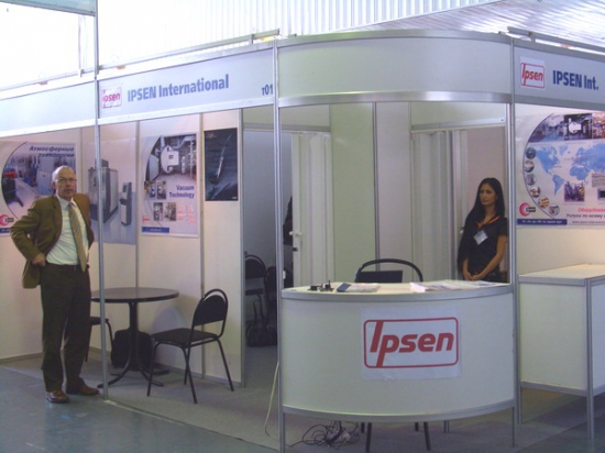 The stand of the company Ipsen equipment for heat treatment & thermo-chemical treatment of metals
