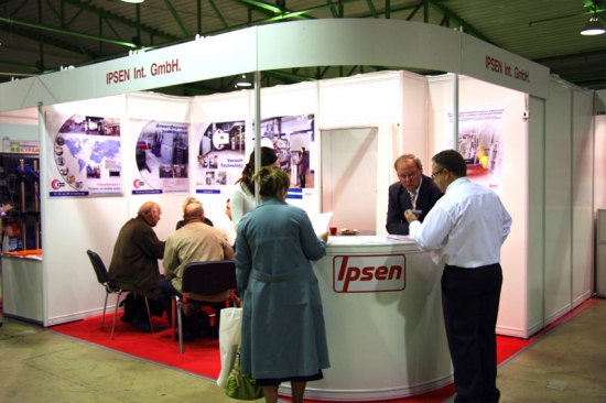 The stand of the company Ipsen equipment for heat treatment & thermo-chemical treatment of metals