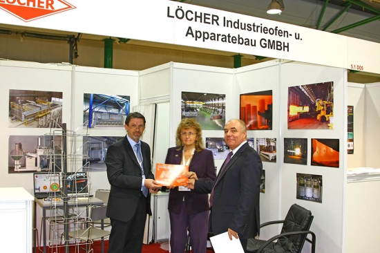 Diploma of the company Locher at the exhibition Heat treatment - 2010