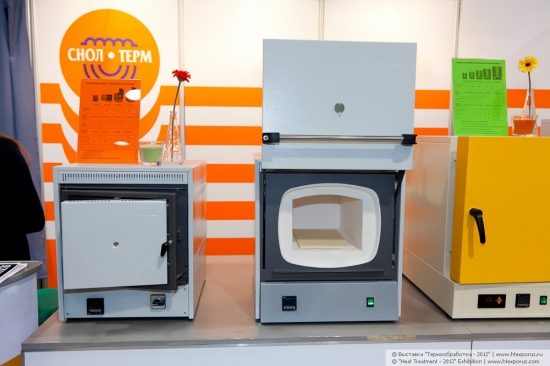 The stand of the company Snol-Term, muffle furnaces, laboratory equipment