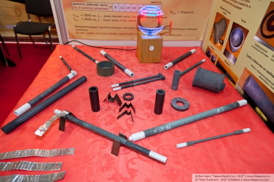 Podolskrefractories, Russia, silicon carbide electric heating elements