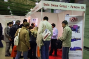 The stand of the company Solo Swiss group industrial furnaces for the heat treatment of metals