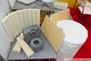 The stand of the Eastern Institute of Refractories (OJSC VOSTIO), Russia, refractory and thermal insualtion materials