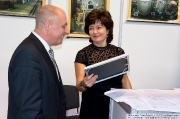 Presentation of diplomas to the Industrial Furnaces Co Ltd., Russia