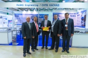 presentation of diplomas to participants of an exhibition RUBIG engineering, Austria